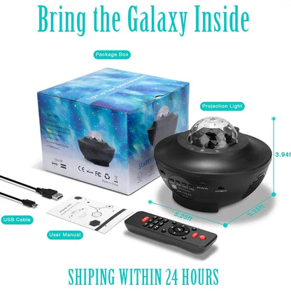 LumeGalaxy™ 3D LED Galaxy Projector